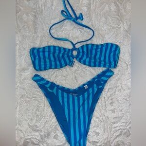 Blue bikini